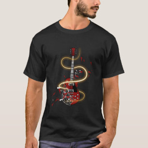 Camiseta Guitarrista de Guitarra Elétrica