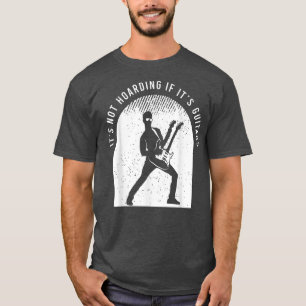Camiseta Guitarrista Dizendo Com Uma Engraçada Citação De V