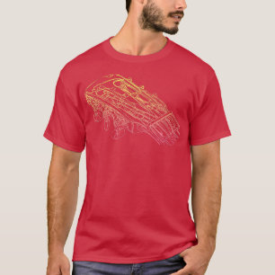 Camiseta Guitarrista do guitarrista de guitarra de jazz