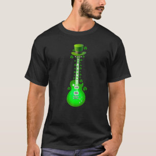 Camiseta Guitarrista Elétrica Leprechaun Rua de Patrick