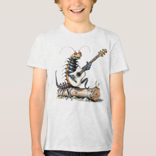 Camiseta Guitarrista em Millipede