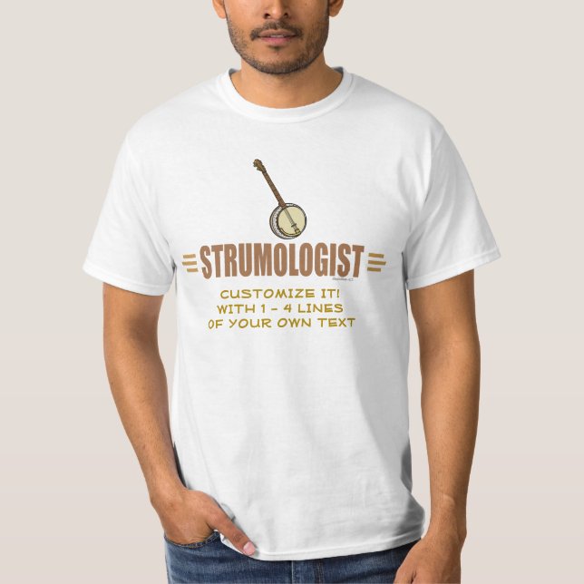 Camiseta Guitarrista Engraçado (Frente)