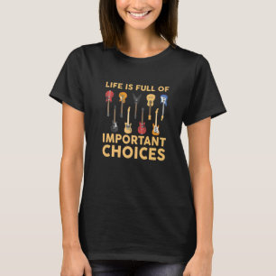 Camiseta Guitarrista Engraçado Tocador de Guitarra Amante d