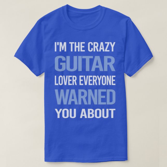 Camiseta Guitarrista Enlouquecida (Frente do Design)
