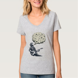 Camiseta Guitarrista explosivo Solfeggio