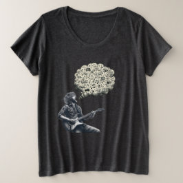 Camiseta Guitarrista explosivo Solfeggio