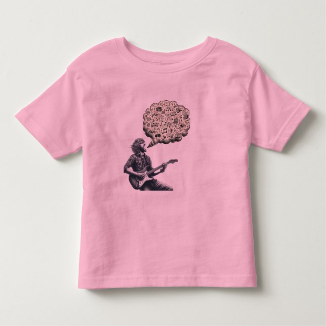 Camiseta Guitarrista explosivo Solfeggio (Frente)