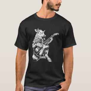 Camiseta Guitarrista Guitarra - Criador de Gado Bovino Piem