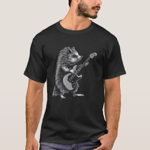 Camiseta Guitarrista Guitarra - Tocador de Guitarra Ouriço