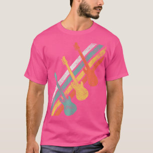 Camiseta Guitarrista Guitarrista Acionador Elétrico de Viol
