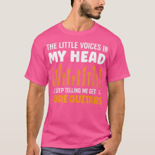 Camiseta Guitarrista Guitarrista Jogador de Violão Vozes 15