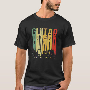 Camiseta Guitarrista Guitarrista Vintage Guitarra Para Home