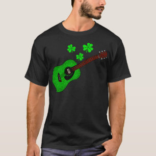 Camiseta Guitarrista Irlandês Mu, Dia de São Patrício de Vi
