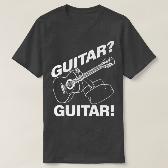 Camiseta Guitarrista Músico Acústico Jogador de Violão Gu (Frente do Design)