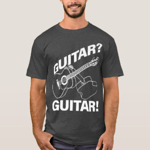 Camiseta Guitarrista Músico Acústico Jogador de Violão Gu