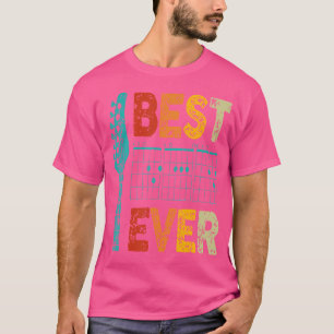 Camiseta Guitarrista Pai Melhor Pai de Todos D A D Acordes