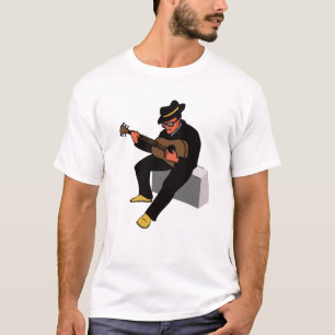 Camiseta guitarrista que senta-se nos azuis black.png do