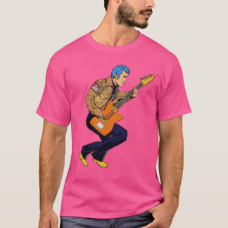 Camiseta Guitarrista Retro Rock