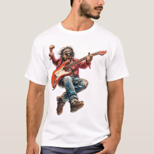 Camiseta Guitarrista Rockstar Elétrico