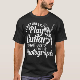 Camiseta Guitarrista Roufit Guitar Lover Mulher Jogando Gu