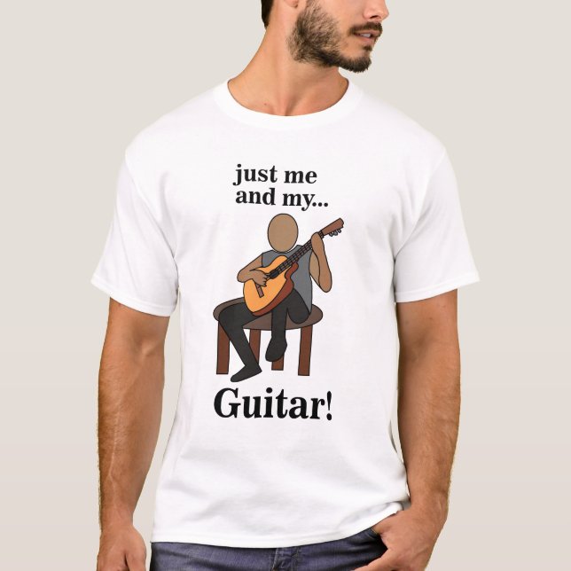 Camiseta Guitarrista Tocador de Guitarra  (Frente)