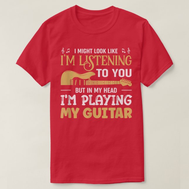 Camiseta Guitarrista Tocando Guitaristas 1513 (Frente do Design)