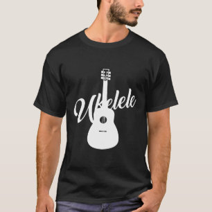 Camiseta Guitarrista - Ukelele Guitar Uke Art Music Havaian