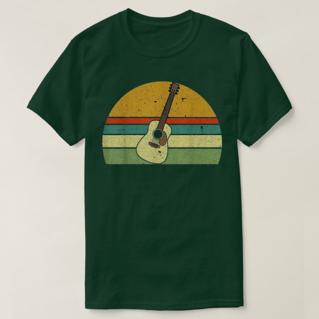camiseta guitarrista vintage guitarrista guitarra  (Frente do Design)