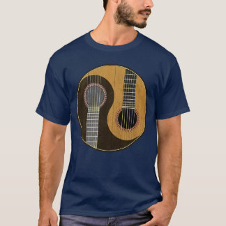 Camiseta Guitarrista Yin Yang Músico Legal Amante da Música