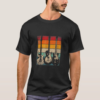 Camiseta Guitarristas legal Homens Mulheres Vintage Gui Acú
