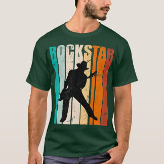 Camiseta Guitarristas Retro Guitar Rock and Roll Guitarista