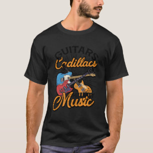Camiseta Guitars Cadillacs Hillbilly Music Lyrics E Músicas