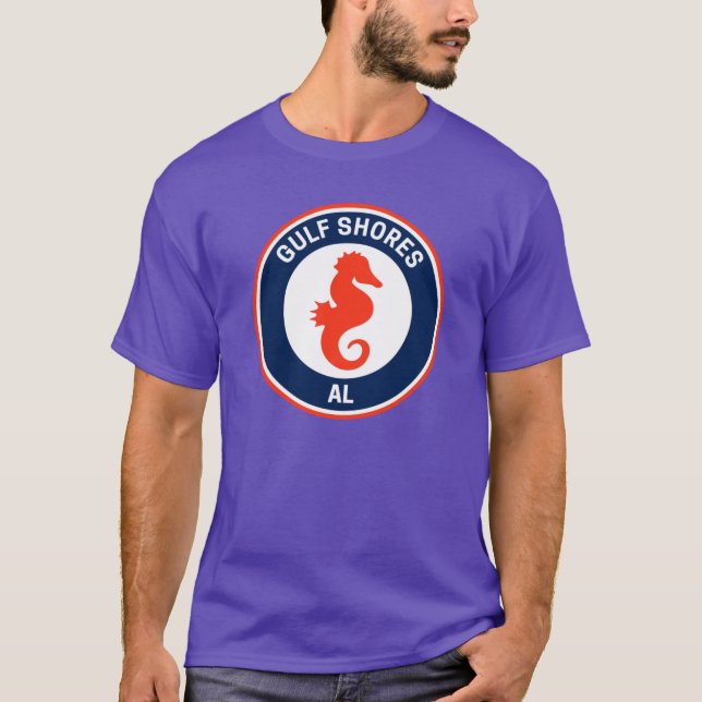 Camiseta Gulf Shores Alabama Vintage (Frente)