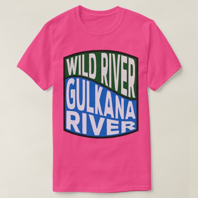 Camiseta Gulkana River Wave TSirt (Frente do Design)