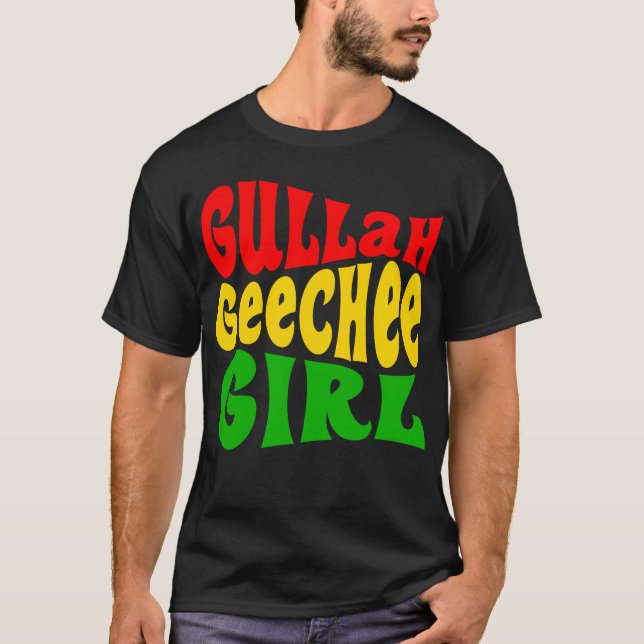 Camiseta Gullah Geechee Girl Gift (Frente)