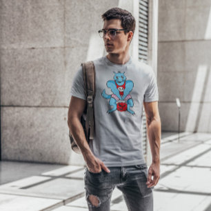 Camiseta Gum Lobisomem Levantando Cartoon Pumpkin