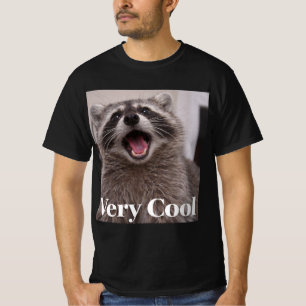 Camiseta Gumbus Muito Legal Rotação Cerebral Guaxinim Meme 