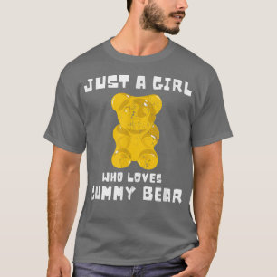 Camiseta Gummies Fruity Bears Candy Apenas Uma Menina Que A