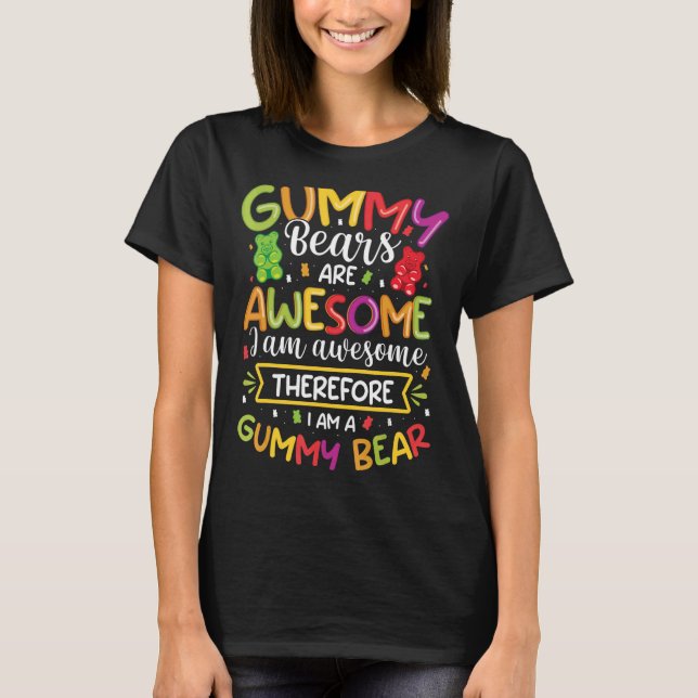 Camiseta Gummy Bear Candy Girls Kid (Frente)
