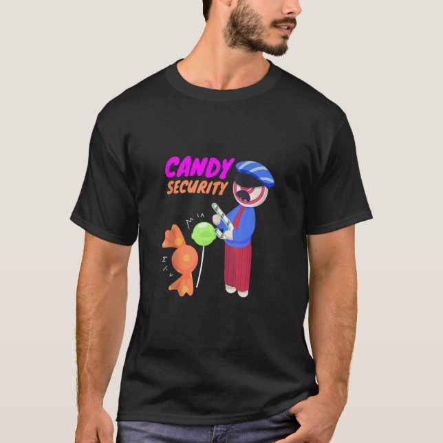 Camiseta Gummy Candy I Candy Security I Candy Cane Candy Sw (Frente)