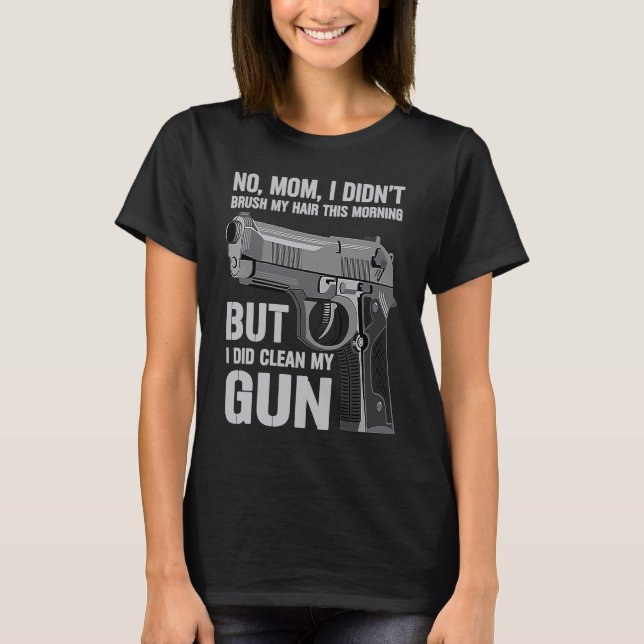 Camiseta Gun Owner Saying Second Amendment  Gun (Frente)