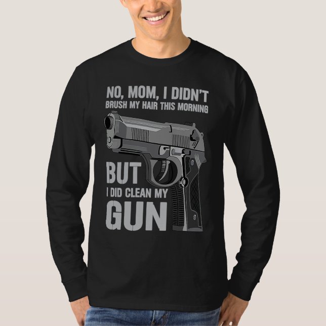 Camiseta Gun Owner Saying Second Amendment  Gun (Frente)