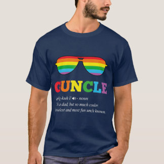 Camiseta Guncle Gift Gay Tio Pride Rainbow LGB Tio
