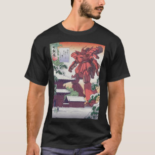 Camiseta Gundam Char Char Japonês Edo Giclee