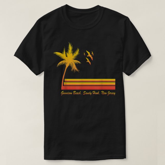 Camiseta Gunnison Beach, Sandy Hook, New Jersey Tshirt  (Frente do Design)