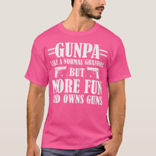 Camiseta Gunpa Engraçado Como Um Avô Normal Mas Mais Divert
