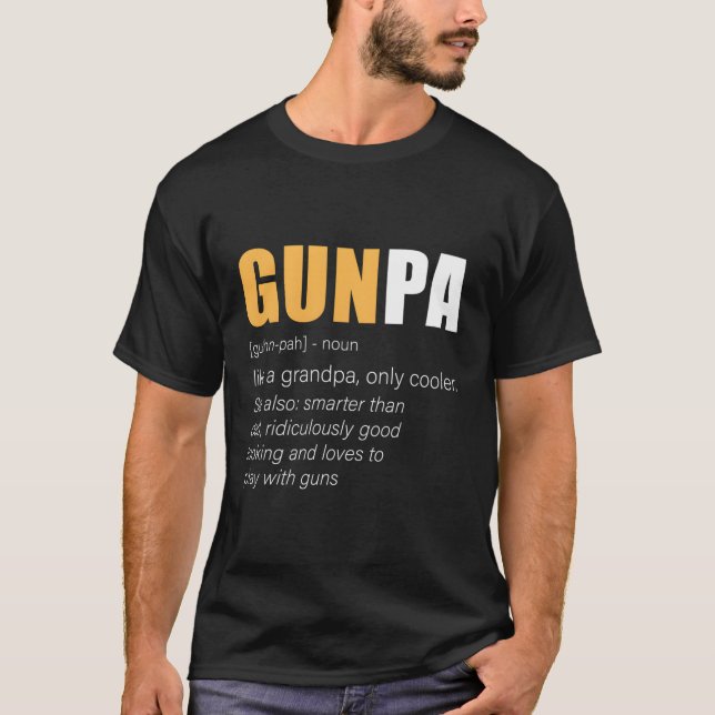 Camiseta Gunpa Gun Avô Novelty (Frente)