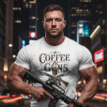 Camiseta Guns & Coffee<br><div class="desc">Fuel your day with bold style in our Guns & Coffee Tees—perfect for men and women who appreciate strong coffee and strong values. Designed for comfort and personality, these shirts come in multiple styles and colors, making them a great everyday choice whether you’re heading out or relaxing with your favorite...</div>