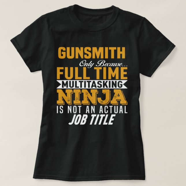 Camiseta Gunsmith (Frente do Design)