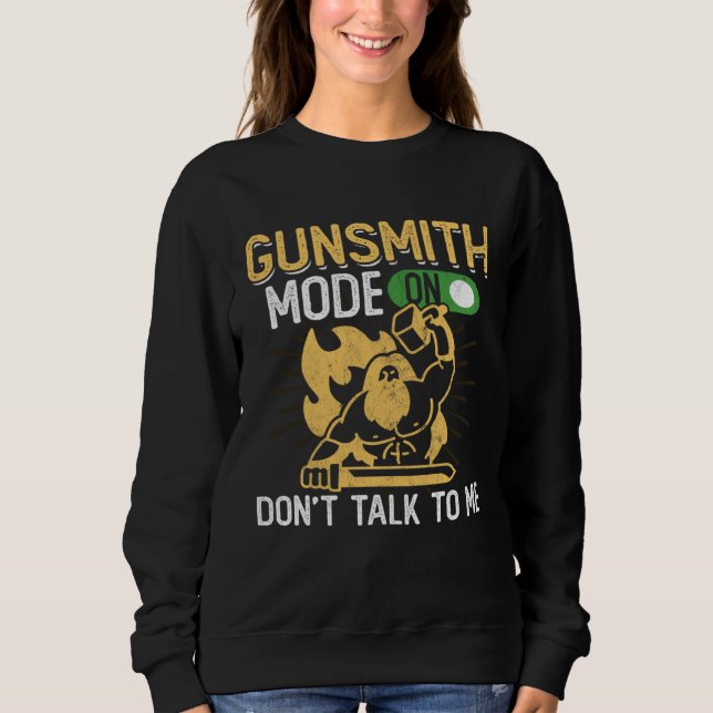 Camiseta Gunsmith Mode On  Firearms & Gun  Gunsmithing (Frente)